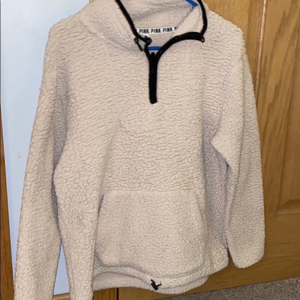 Victoria’s Secret PINK Sherpa Half Zip